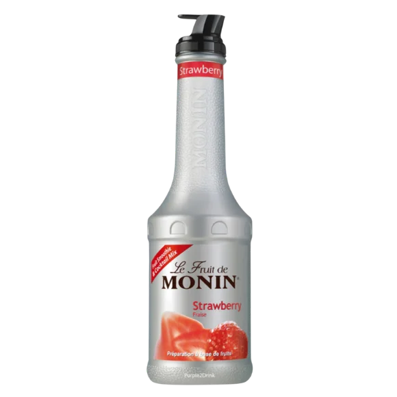 Monin Fruitsiroop Aardbei 1L